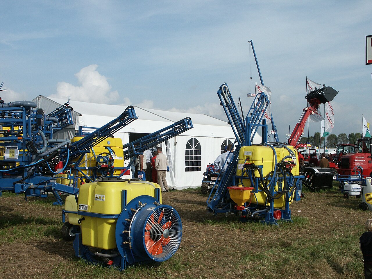 maquinaria de pulverización agrícola