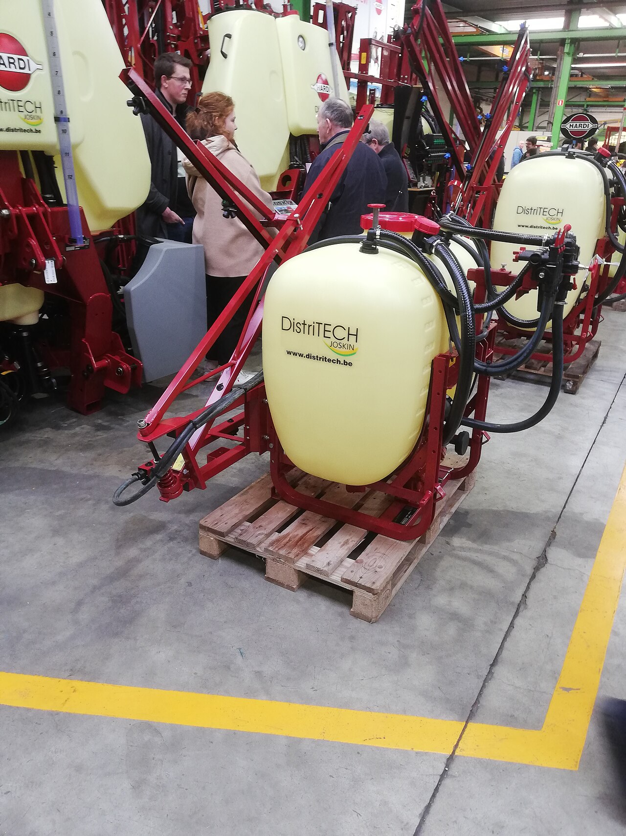 equipo de pulverización agrícola