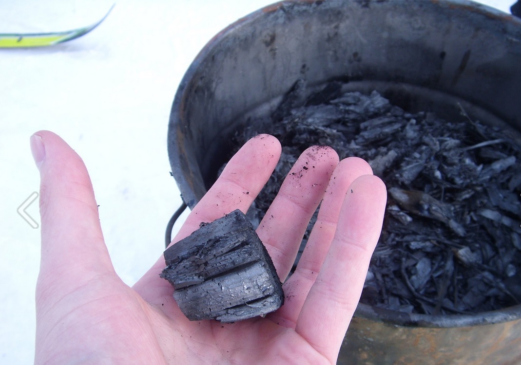 Biochar — producto de la pirólisis de biomasa, ejemplo de recuperación termoquímica avanzada