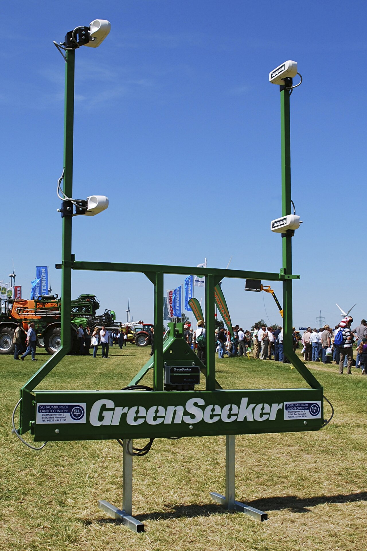 dispositivo sensor de cultivo GreenSeeker