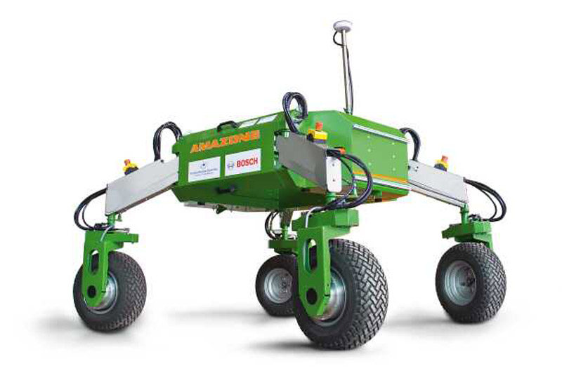 Robot de campo autónomo (BoniRob) para trabajar entre hileras en la plantación